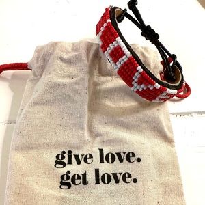 NWT Love Bracelet Beaded by Love Is Project